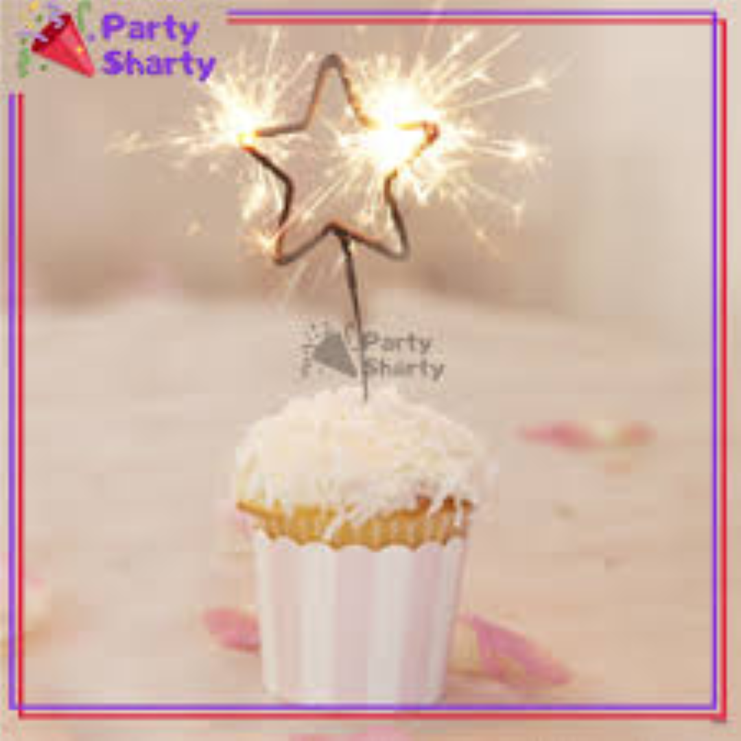 GEMAR STAR PARTY CANDLE 10X4CM